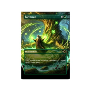 Earthcraft - Enchantment High Quality Altered Art Custom Cards - Imagen 1 de 3