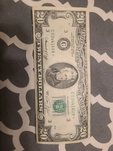 1974 $20 Twenty Dollar Bill Federal Reserve Note C03441609* #207 - Picture 1 of 13