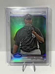 2012 Topps Finest - Green Refractor #3 New York Yankees Michael Pineda 23/199 - Picture 1 of 6