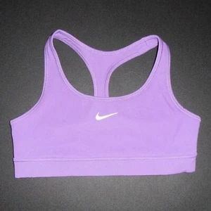 Nike Girls sz M Purple Racerback Sports Bra Youth Athletic Training Top - Picture 1 of 3