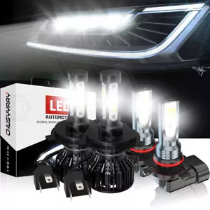 For Scion XA 2004 2005 2006 6000K LED Headlights High/Low Fog Lights Bulbs Kit - Picture 1 of 24