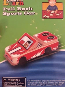 Learn and Create Pull Back Sports Car - Picture 1 of 2