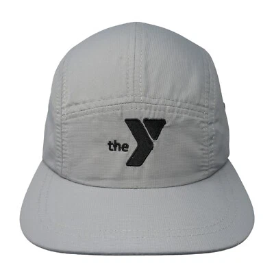 The Y Strapback 5 Panel Cap Gray One Size Adjustable Embroidered Fahrenheit - Image 1 of 4