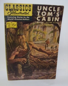 Classics Illustrated Uncle Tom's Cabin by Harriet Beecher Stowe 1964 No. 15 - Picture 1 of 3