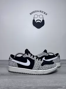 Size 10 - Nike Air Jordan 1 Retro Low OG Shoes Black Cement (CZ0790-001) - Picture 1 of 10