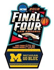 2018 NCAA Final Four Michigan Wolverines Pin Lapel Collector Official - Picture 1 of 1