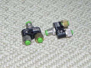 2) Murr 7000-41161 Connectors 5 pin Female-4 pin Male - Picture 1 of 6