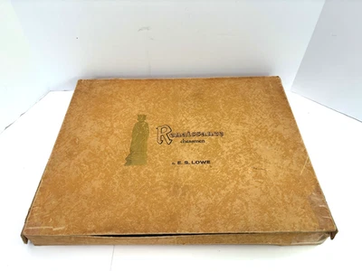 Old Vintage 1959 RENAISSANCE Chess Set E.S. LOWE Chessmen Board Complete - Image 1 of 4