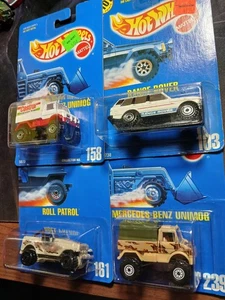 Hotwheels Castrol Unimog Roll Patrol Unimog Range Rover Lot Of 4 - Picture 1 of 9