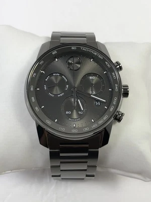 Мужские кварцевые часы с хронографом Movado Bold Verso пушечный металл нержавеющая сталь 3600867 - Изображение 1 из 4