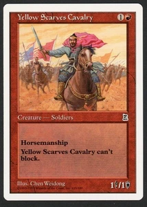 ***English Yellow Scarves Cavalry*** MTG Portal 3 Kingdoms Kid Icarus - Picture 1 of 2