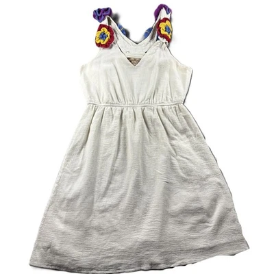 Judith March Women Dress Crochet Flowers Boho Cottagecore Festival Large J132 - Image 1 of 4