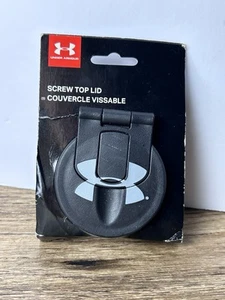 New Under Armour Black Screw Top Replacement Lid for Water Bottle 2.5in Diameter - Bild 1 von 3