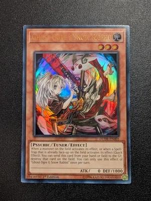 Ghost Ogre & Snow Rabbit DUDE-EN001 Ultra Rare 1st Edition VLP - Image 1 of 2