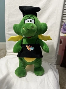 HARRIS WIPPE PLÜSCH-MASKOTTCHEN HARRY DER GLÜCKLICHE DRACHE 14 ZOLL STOFFTIER - Bild 1 von 4