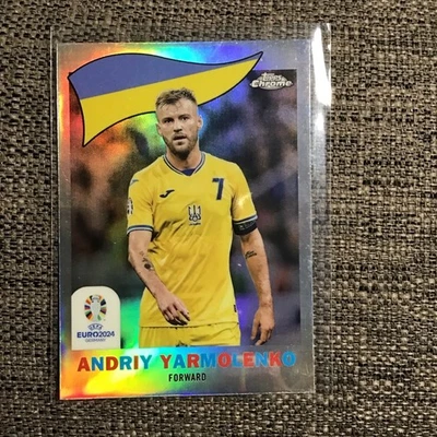 2023-24 Topps Chrome UEFA Euro 1960 Insert Andriy Yarmolenko - Image 1 of 2