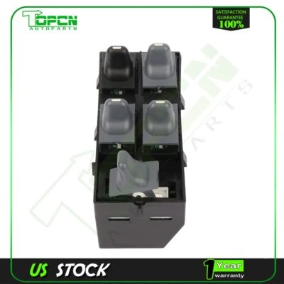 Fits 1996-2005 Pontiac Grand Am 4 Door Sedan Electric Window Switch Front Left - Image 1 of 4