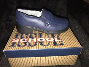 BRAND NEW | School Issue Academy Navy Loafers Uniform Shoe 5400NVC Size 10.5 W - Picture 1 of 3