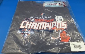 MAJESTIC Womens Size M Detroit Tigers 2012 AL Central Division Champions T-Shirt - Picture 1 of 7