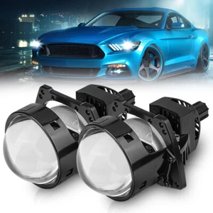 3inch Bi-LED Projector Lens Headlight Fog Lamp 6000K White Hi-Lo Beam Retrofit - Picture 1 of 14