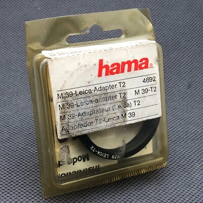 Cámaras adaptadoras de lente HAMA M39/T2 M39-T2 con rosca M39 Leica a lentes T2 Foto 1 de 4