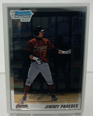 Jimmy Paredes Houston Astros 2010 Topps 1st Bowman Chrome BCP138 - Image 1 of 2