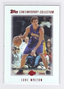 2003 Topps Contemporary Collection -Red Parallel #'d /225 -Luke Walton RC #17 - Picture 1 of 2
