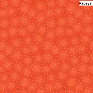 Starlet cotton quilt fabric by Blank Quilting BTY Tiny Stars on Papaya Orange - Picture 1 of 12
