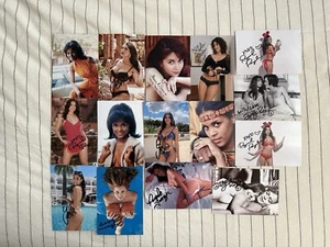 15 Hand Signed photos Playboy Model Job Lot Bundle - Foto 1 di 1