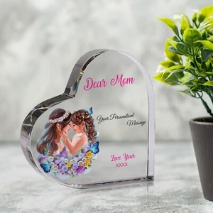 Placa de corazón personalizada de acrílico: un regalo que viene del corazón -12 cm x 12 cm - Imagen 1 de 16