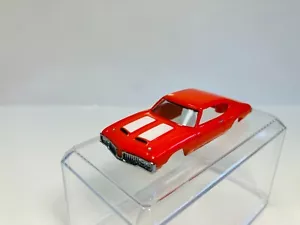 DASH MOTORSPORT 1970 OLDS 442 BODY DK. ORANGE/WHITE use on Aurora, AFX, T-JET - Picture 1 of 6