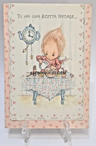 BETSEY CLARK GREETING CARD BIGLIETTO AUGURI 12 X 17 CM HALLMARK VINTAGE 1978 - Picture 1 of 4
