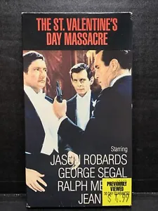 The St. Valentine's Day Massacre VHS (1989 Print) - Picture 1 of 6