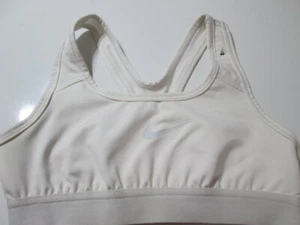 Nike Youth Girls Size S Sport Top White Wireless Unlined Racerback Pullover Gym - Picture 1 of 5