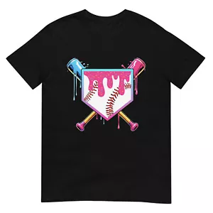 Baseball Drip For Boys Ice Cream Drip Youth Jungen Baseball T-Shirt - Bild 1 von 18