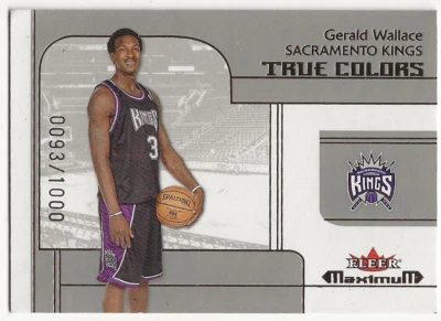 Fleer Maximum True Colors 2001-02 Gerald Wallace/1000 #200 Foto 1 de 2