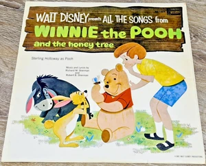 WINNIE THE POOH 1965 - 12" Vinyl LP Record - VINTAGE - WALT DISNEY - Picture 1 of 10