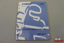 2009 YAMAHA MOTORCYCLE YZ125Y OWNER'S SERVICE MANUAL LIT-11626-22-54