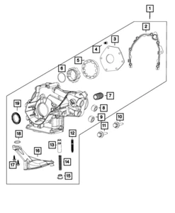 Genuine Mopar Crankshaft Oil Seal 68094615AA - Picture 1 of 1