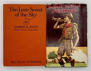The Lone Scout of the Sky + Boy Scout Aviators - (Lof of 2) West Durston - Picture 1 of 24