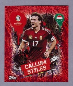 Rookie CALLUM STYLES Figur SWISS EDITION TOPPS UEFA EURO 2024 Sticker NEUWERTIG - Bild 1 von 2