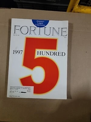 Fortune Magazine April 1997 500 America's Largest Corporations (F15) - Image 1 of 2
