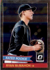 2018 Donruss Optic Rated Rookie Retro 1984 Ryan McMahon Colorado Rockies #RR7