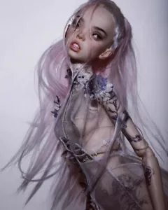 Bambola 1/4 BJD Popovy Sisters Sandy Land trucco viso normale senza colori + occhi gratuiti - Foto 1 di 6