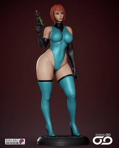 Maddie Fenton Sculpture V2(300mm)/3D Model/Unassembled/Unpainted - Foto 1 di 10