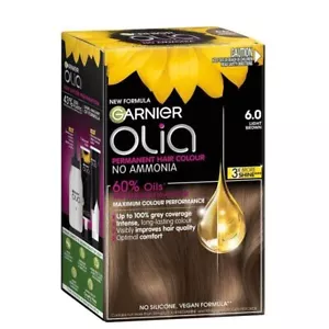 Garnier Olia 6.0 Hellbraun Permanent Vegane Haarfarbe Farbe Ohne Ammoniak... - Bild 1 von 1