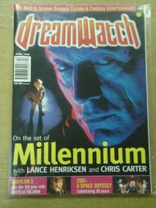 DREAMWATCH #44 1998 APR VF US MAGAZINE MILLENIUM BABYLON 5 LANCE HENRIKSEN - Picture 1 of 1