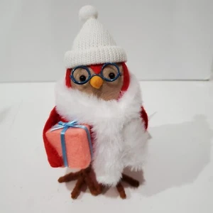 Target Wondershop 2023 Navidad Amigos Plumosos Navidad Pájaro con Regalo - Jengibre - Imagen 1 de 5