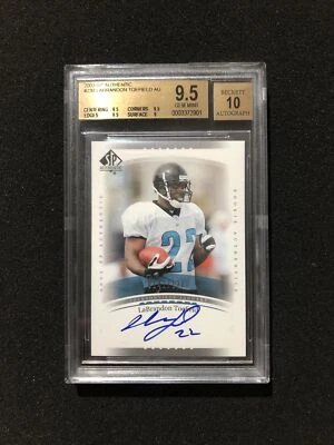 2003 Upper Deck SP Authentic LABRANDON TOEFIELD #230 9.5 💎 RC AUTO 1042/1200 - Image 1 of 2