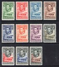 M23173 Bechuanaland 1938 SG118/128 KGVI: Definitives UMM, Cat £110